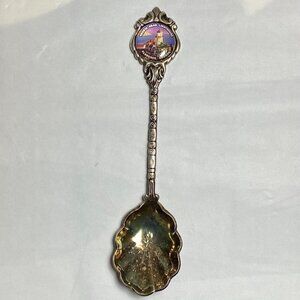 Heceta Head Lighthouse Souvenir Spoon Florence Oregon 4.5" Silver Plate RARE